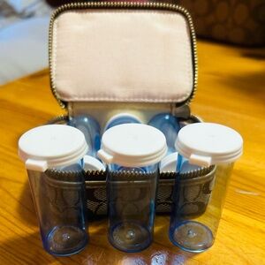 Replacement vials for Coach Pill case (Case NOT included).